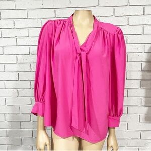 Asos River Island Women’s‎ Pink Bow Blouse